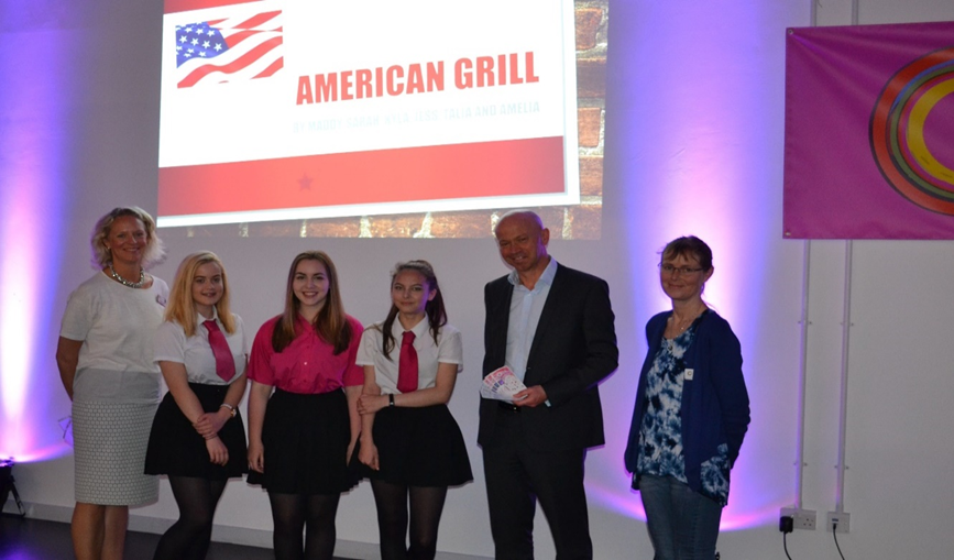 Digital Media presentation to year 11 & J P Morgan Final Winners